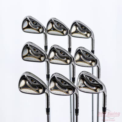 TaylorMade R7 Iron Set 3-PW AW TM T-Step 90 Steel Stiff Right Handed 38.25in