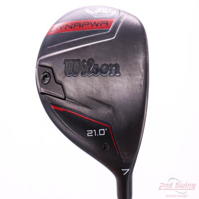 Wilson Staff Dynapwr Fairway Wood 7 Wood 7W 21° PX HZRDUS Smoke Red RDX 50 Graphite Senior Right Handed 42.0in