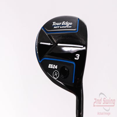 Mint Tour Edge Hot Launch E524 Fairway Wood 3 Wood 3W Aldila Ascent Blue 50 Graphite Regular Right Handed 42.5in