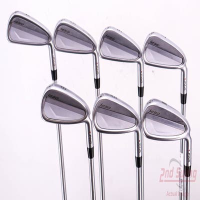 Ping i230 Iron Set 4-PW FST KBS Tour C-Taper 130 Steel X-Stiff Right Handed Red dot 38.25in