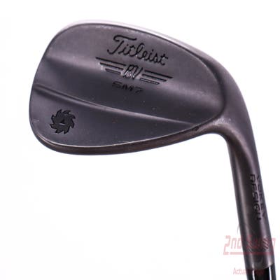 Titleist Vokey SM7 Jet Black Wedge Gap GW 52° 8 Deg Bounce F Grind SM7 BV Steel Wedge Flex Right Handed 35.75in