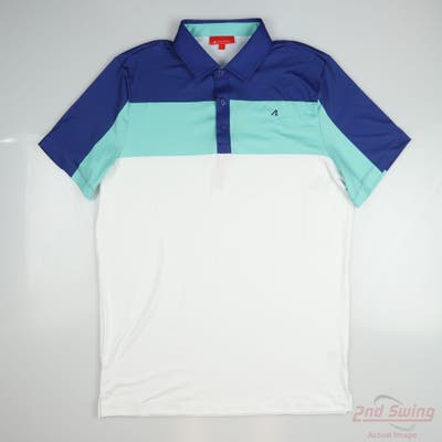 New Mens Redvanly Polo Large L Multi MSRP $105