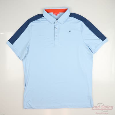 New Mens Redvanly Polo XX-Large XXL Blue MSRP $95