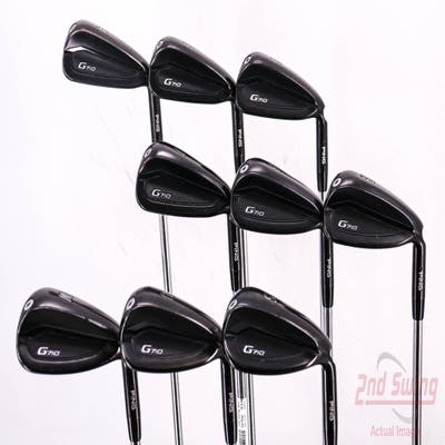 Ping G710 Iron Set 4-PW AW SW AWT 2.0 Steel Regular Right Handed Black Dot 38.5in