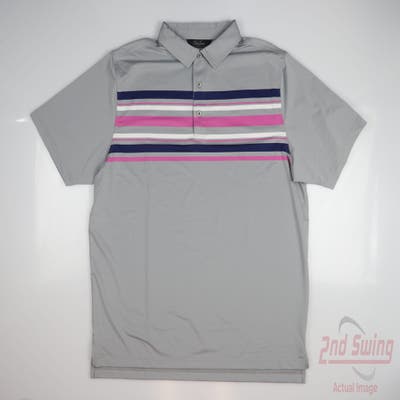 New W/ Logo Mens Bobby Jones Polo X-Large XL Multi MSRP $94