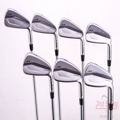 Ping i59 Iron Set 3-9 Iron Project X LS 6.0 Steel Stiff Right Handed Black Dot 38.5in