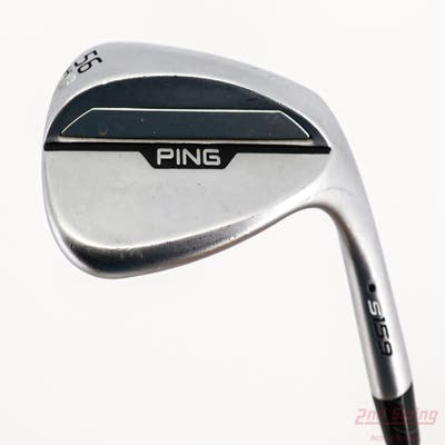 Ping s159 Chrome Wedge Sand SW 56° 10 Deg Bounce H Grind Ping Z-Z115 Steel Wedge Flex Right Handed Black Dot 35.25in