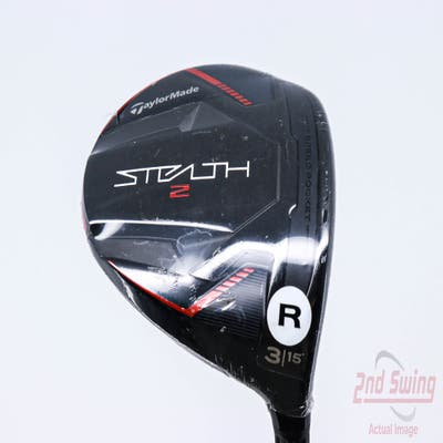 Mint TaylorMade Stealth 2 Fairway Wood 3 Wood 3W 15° Fujikura Ventus Red TR 5 Graphite Regular Right Handed 43.25in