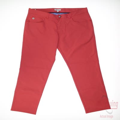 New Mens Peter Millar Pants 34 x30 Pink MSRP $150