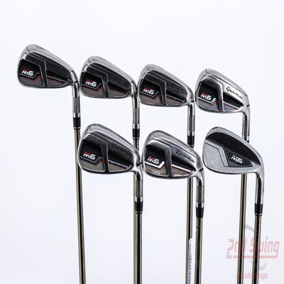 TaylorMade M6 Iron Set 5-PW AW UST Mamiya Recoil ES 460 Graphite Stiff Right Handed 39.5in