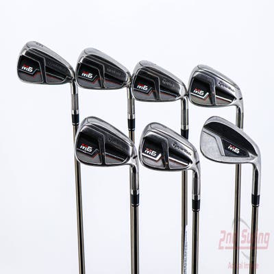 TaylorMade M6 Iron Set 5-PW AW UST Mamiya Recoil ES 460 Graphite Stiff Right Handed 39.5in