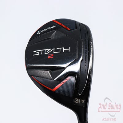 TaylorMade Stealth 2 Fairway Wood 3 Wood 3W 15° Fujikura Ventus Red TR 6 Graphite Stiff Right Handed 43.25in