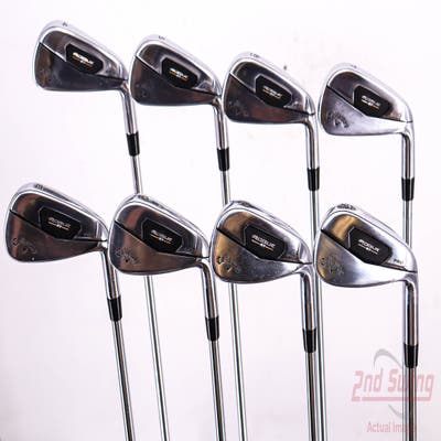 Callaway Rogue ST Pro Iron Set 4-PW AW Project X RIFLE 105 Flighted Steel Regular Right Handed 38.0in