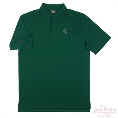 New W/ Logo Mens Callaway Polo Small S Green MSRP $70