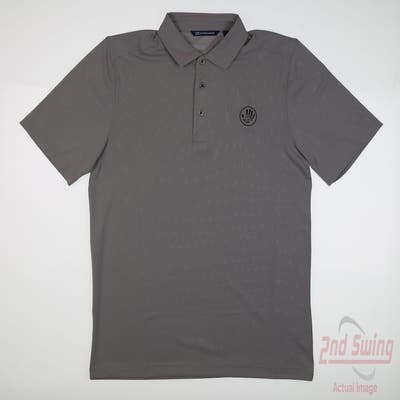 New W/ Logo Mens Cutter & Buck Polo Small S Gray MSRP $70