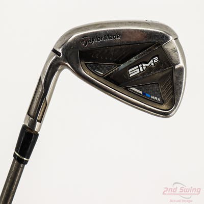 TaylorMade SIM2 MAX Single Iron 5 Iron Aerotech SteelFiber i80 Graphite Regular Left Handed 39.5in