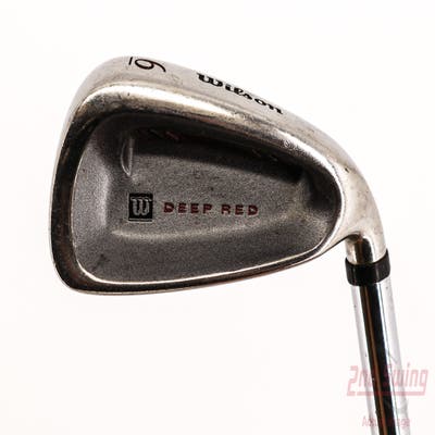 Wilson Staff Deep Red Single Iron 6 Iron Stock Steel Shaft Steel Regular Right Handed 38.0in