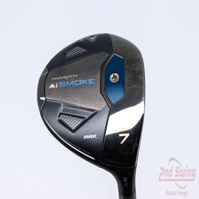 Callaway Paradym Ai Smoke Max Fairway Wood 7 Wood 7W 21° Fujikura Ventus TR Red VC 7 Graphite Stiff Right Handed 40.5in