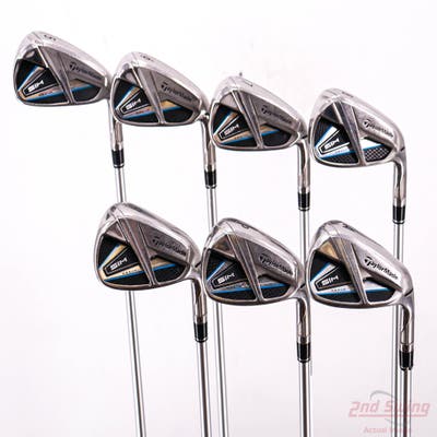 TaylorMade SIM MAX Iron Set 5-PW AW TM Tuned Performance 45 Graphite Ladies Right Handed 37.5in