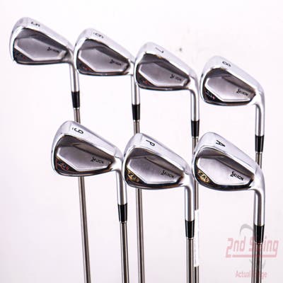 Srixon ZX4 Iron Set 5-PW AW Aerotech SteelFiber i70cw Graphite Senior Right Handed 38.5in