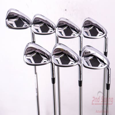 Ping G430 Iron Set 8-PW AW GW SW LW ALTA Quick 45 Graphite Senior Right Handed Black Dot 36.25in