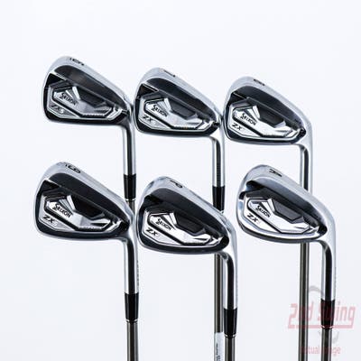 Mint Srixon ZX5 MK II Iron Set 6-PW AW Aerotech SteelFiber i95cw Graphite Stiff Right Handed 37.75in