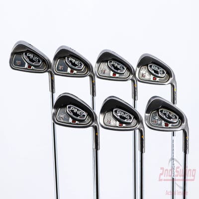 Ping i15 Iron Set 4-PW Ping AWT Steel Stiff Right Handed Yellow Dot 38.0in