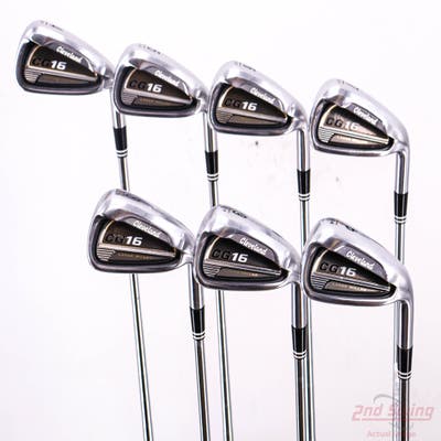 Cleveland CG16 Satin Chrome Iron Set 4-PW Cleveland Traction 85 Steel Steel Stiff Right Handed 39.25in