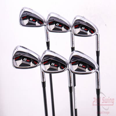 Ping G410 Iron Set 6-PW GW ALTA CB Red Graphite Senior Right Handed Red dot 38.25in