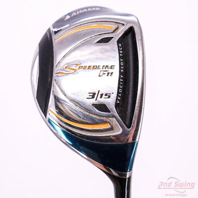 Adams Speedline F11 Titanium Fairway Wood 3 Wood 3W 15° Aldila VooDoo RVS7 Graphite Stiff Right Handed 43.5in