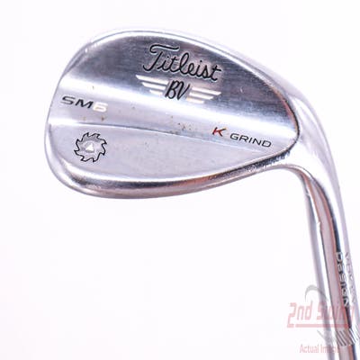 Titleist Vokey SM6 Tour Chrome Wedge Lob LW 58° 12 Deg Bounce K Grind SM6 BV Steel Wedge Flex Right Handed 35.0in