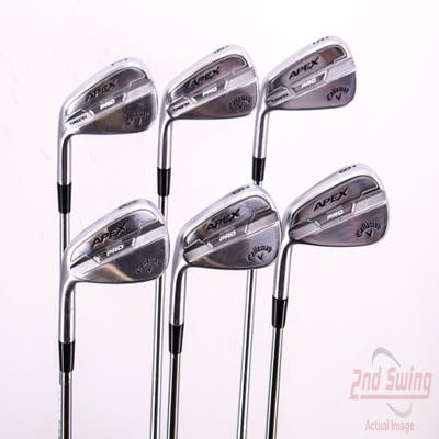 Callaway Apex Pro 21 Iron Set 5-PW FST KBS Tour Steel X-Stiff Left Handed 38.0in