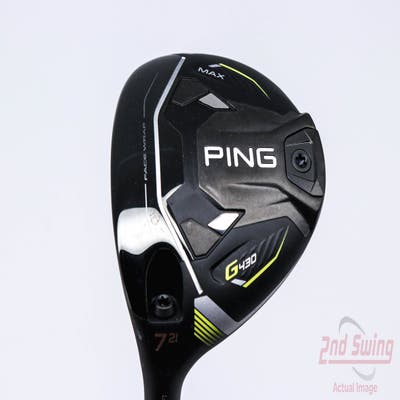 Ping G430 MAX Fairway Wood 7 Wood 7W 21° ALTA CB 65 Black Graphite Stiff Left Handed 42.5in