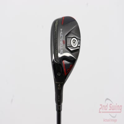 TaylorMade Stealth 2 Plus Rescue Hybrid 4 Hybrid 22° Mitsubishi Kai'li Red 85 Graphite Stiff Left Handed 39.75in