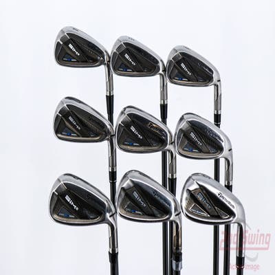 TaylorMade SIM2 MAX Iron Set 4-PW AW SW UST Recoil 780 ES SMACWRAP BLK Graphite Stiff Right Handed 38.75in