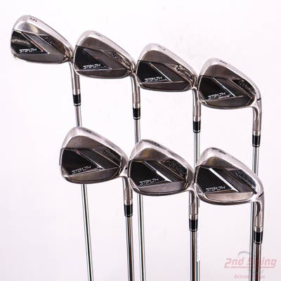 TaylorMade Stealth Iron Set 5-PW AW FST KBS MAX 85 MT Steel Regular Right Handed STD