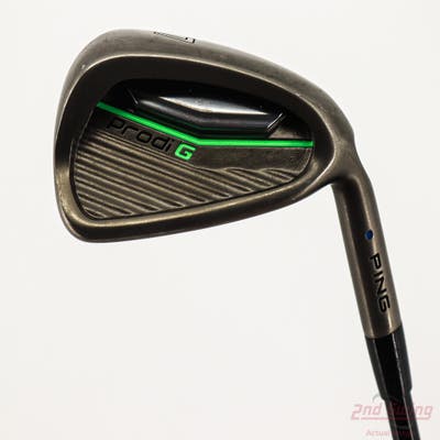 Ping Prodi G Single Iron 7 Iron Stock Graphite Shaft Graphite Junior Stiff Right Handed Blue Dot 35.25in