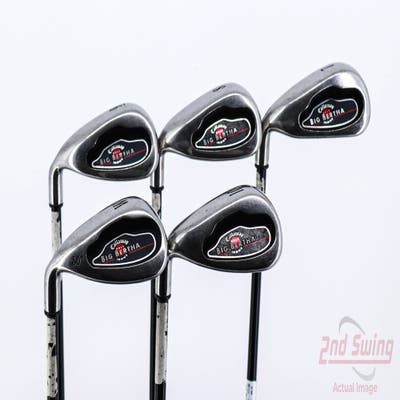 Callaway 2004 Big Bertha Iron Set 7-PW AW Callaway RCH 75i Graphite Senior Left Handed 37.0in