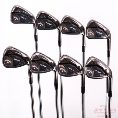 Callaway Apex Smoke 19 Iron Set 4-PW AW Project X Catalyst 100 Graphite Stiff Right Handed 38.0in