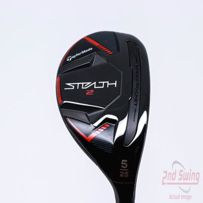 Mint TaylorMade Stealth 2 Rescue Hybrid 5 Hybrid 25° Fujikura Ventus TR Red HB 5 Graphite Senior Right Handed 40.25in