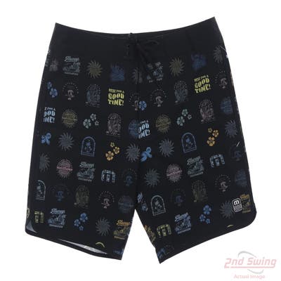 New Mens Travis Mathew Shorts 34 Multi MSRP $100