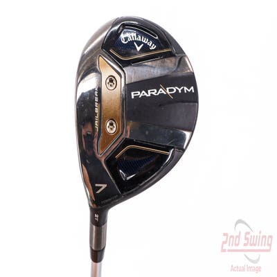 Callaway Paradym Fairway Wood 7 Wood 7W 21° Aldila Ascent Blue 50 Graphite Senior Left Handed 42.5in