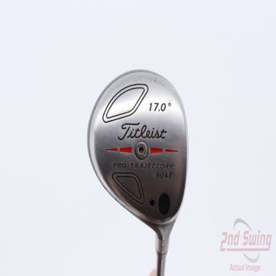 Titleist 904 F Fairway Wood 4 Wood 4W 17° Stock Graphite Shaft Graphite Stiff Right Handed 42.25in