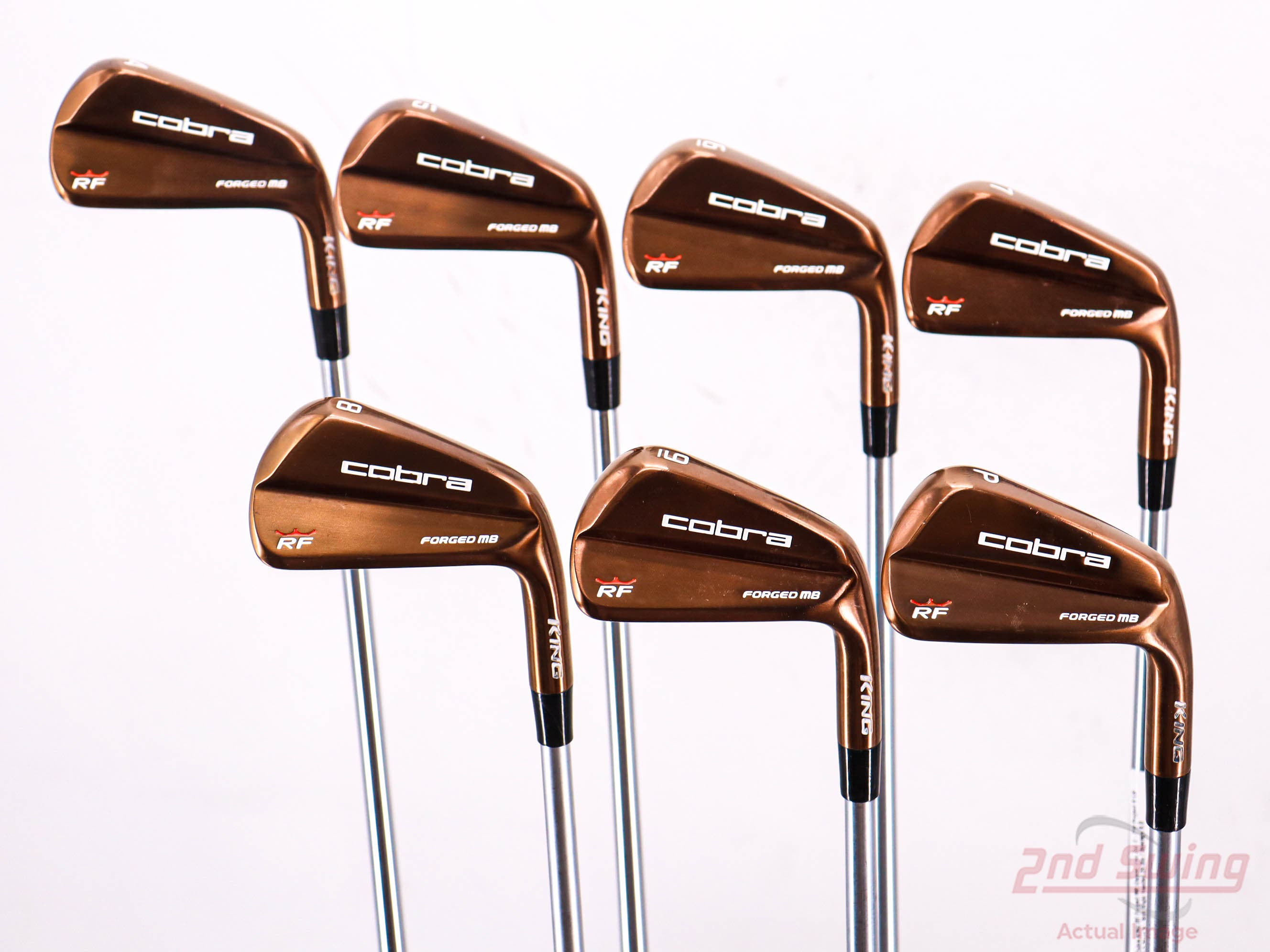 Cobra KING RF Forged MB Copper Iron Set | 2nd Swing Golf