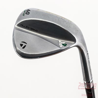 TaylorMade Milled Grind 4 Chrome Wedge Lob LW 60° 7 Deg Bounce FST KBS Tour C-Taper Steel X-Stiff Right Handed 36.75in