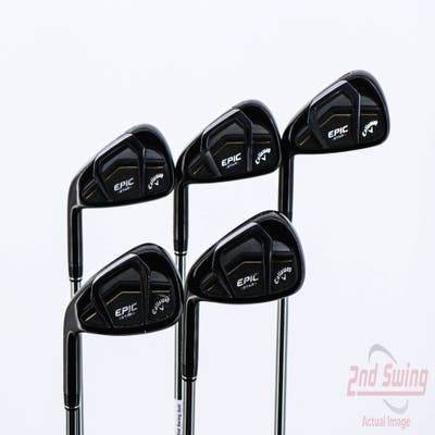 Callaway EPIC Star Iron Set 6-PW Mitsubishi Grand Bassara i55 Graphite Senior Left Handed 38.5in