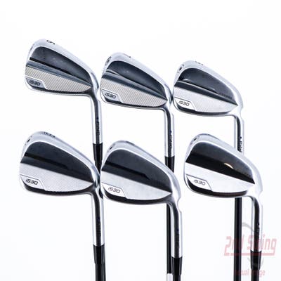 Ping i530 Iron Set 6-PW GW ALTA CB Black Graphite Regular Right Handed Blue Dot 37.75in