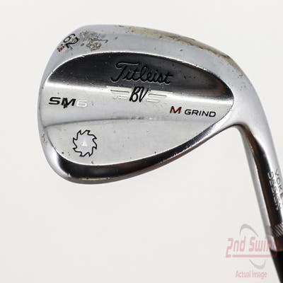 Titleist Vokey SM6 Tour Chrome Wedge Lob LW 62° 8 Deg Bounce M Grind SM6 BV Steel Wedge Flex Right Handed 35.0in