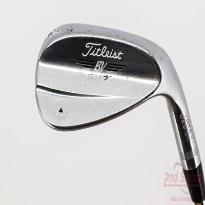 Titleist Vokey SM7 Tour Chrome Wedge Gap GW 52° 8 Deg Bounce F Grind SM7 BV Steel Wedge Flex Right Handed 35.5in