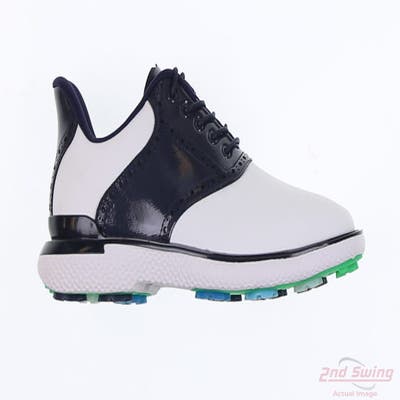 New Mens Golf Shoe G-Fore Saddle Gallivanter 11.5 White/Navy MSRP $225 GMF000068